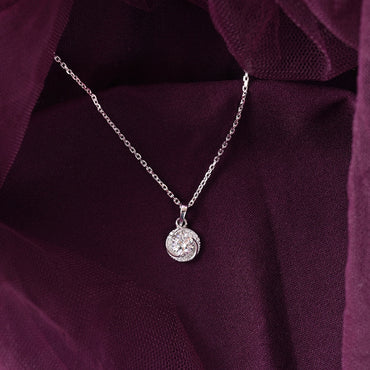 Silver Renzo Designer Pendant Chain 