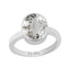 Certified Crystal Isphetic Elegant Silver Ring 3.9cts or 4.25ratti