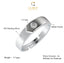 CLARA Pure 925 Sterling Silver Belt Adjustable Ring Gift for Men and Boys | Partial Matte Finish