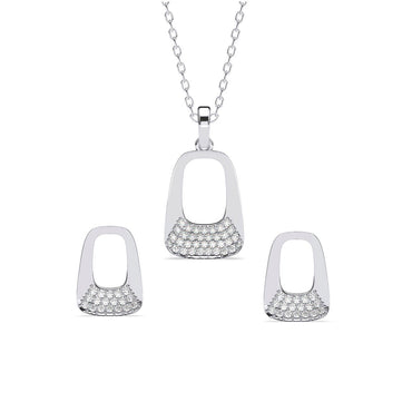 Silver Gemma Jewellery Set