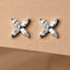 CLARA 925 Sterling Silver Classic Studs Earrings Gift for Kids Girls