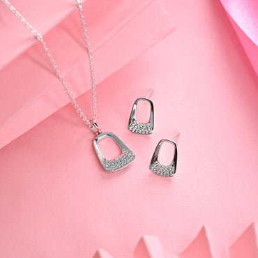 Silver Gemma Jewellery Set 