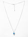 CLARA 925 Sterling Silver Vistosa Pendant Chain Necklace 