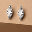 CLARA 925 Sterling Silver Marquise Studs Earrings Gift for Kids Girls