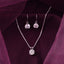 Silver Carla Solitaire Jewellery Set