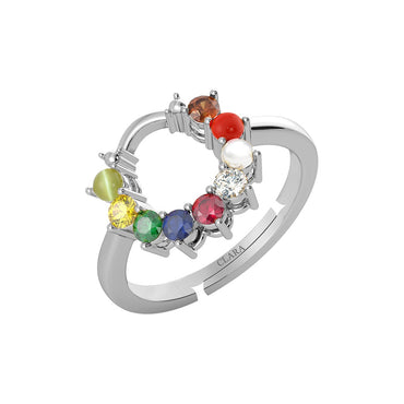 Clara-92.5-Sterling-Silver-Natural-Certified-Navratna-Stone-9-gems-Adjustable-Ring-for-Women-and-Girls