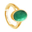 CLARA Certified Original Emerald Panna Gemstone 3.25 to 10.25 ratti or 3 to 9.3 carat Panchdhatu adjustable Ring for Men & Women