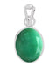 Certified Emerald (Panna) Silver Pendant 3.9cts or 4.25ratti