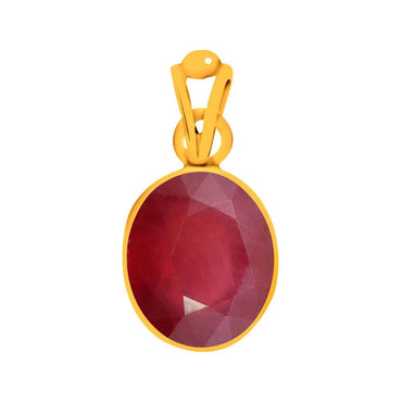 Certified Ruby Premium Manik Panchdhatu Pendant 3.9cts or 4.25ratti