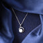 Silver Zola Real Pearl Pendant Chain