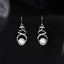 Silver Morsal Real Pearl Drop Earrings