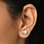 Silver Zuha Freshwater Pearl Stud Earrings