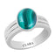 Certified Malachite Dana Firang Stunning Silver Ring 3cts or 3.25ratti