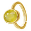 CLARA Certified Original Yellow Sapphire Pukhraj Gemstone 3.25 to 10.25 ratti or 3 to 9.3 carat Panchdhatu adjustable Ring for Men & Women