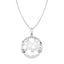 CLARA 925 Sterling Silver Bunch of Star Pendant Chain Necklace 