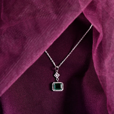 Silver Bianca Pendant Chain Necklace