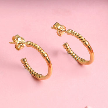 Silver Vera Hoop Earrings