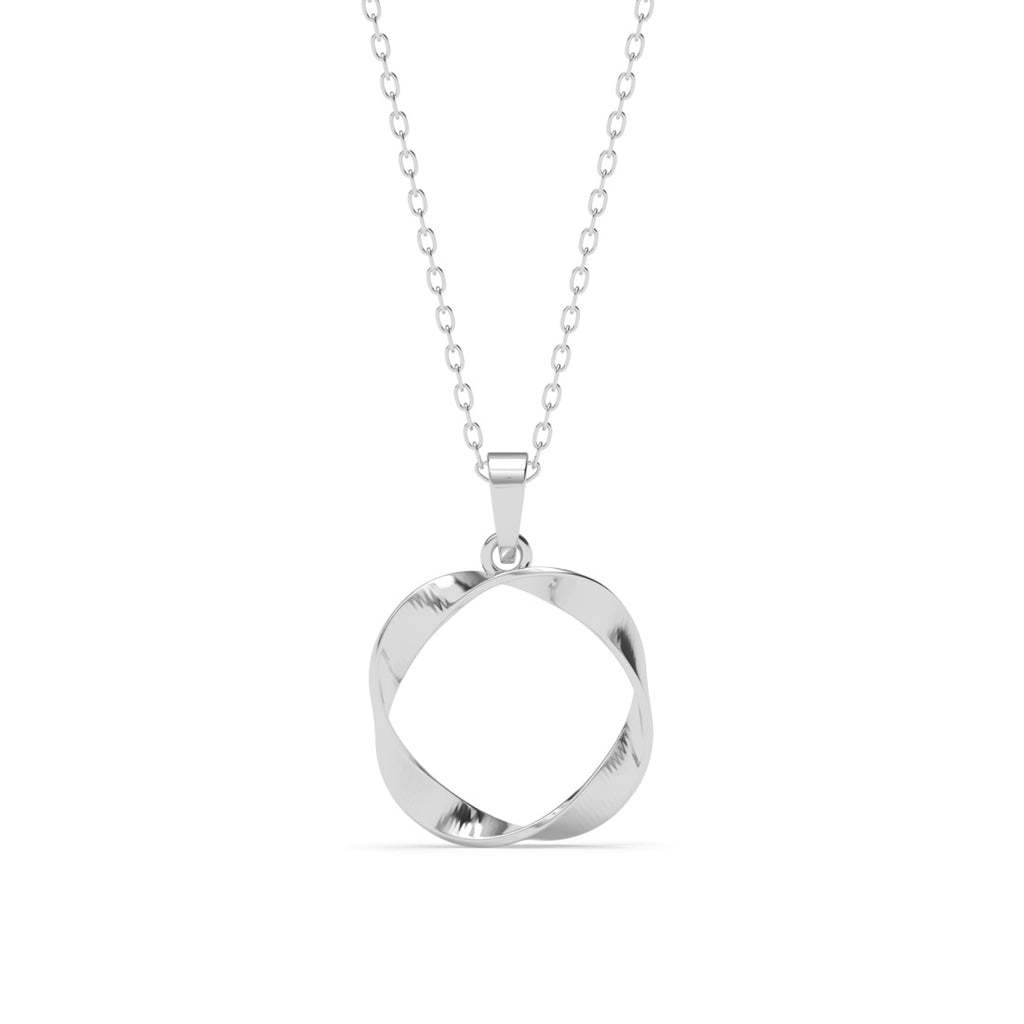 Silver Aya Pendant Chain Necklace