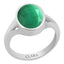 Certified Emerald Panna Zoya Silver Ring 3.9cts or 4.25ratti