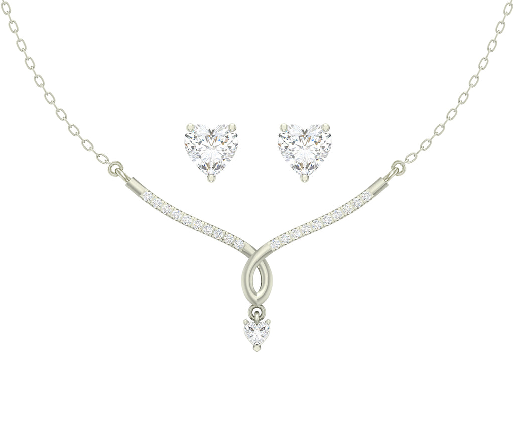 Buy Silver Plated Western Necklace Earrings Set for Women Online at  Silvermerc | SBN9N_261 – Silvermerc Designs