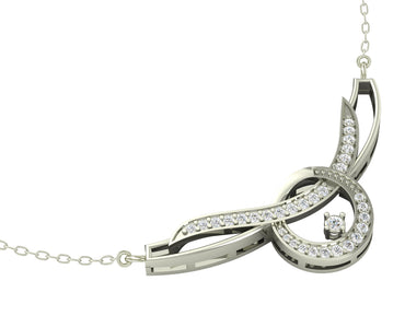 Silver Evie Pendant Chain Necklace