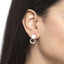 CLARA 925 Sterling Silver Pearl Detach Earrings