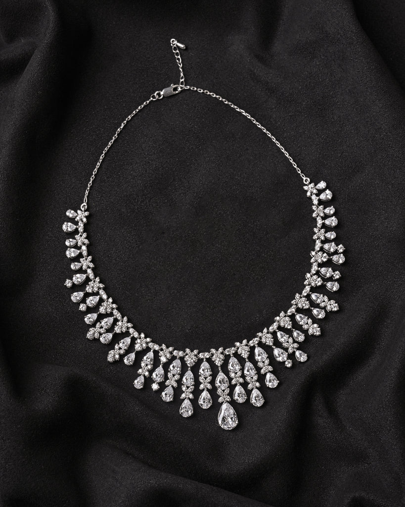 Clara 925 Sterling Silver Queen'S Necklace