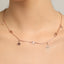 CLARA 925 Sterling Silver Butterfly Charm Necklace Chain 