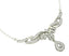 Clara Sterling Silver Rhodium Plated Maya Pendant with Chain