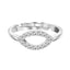 CLARA 925 Sterling Silver Eye Ring with Adjustable Band| Rhodium Plated, Swiss Zirconia Gift for Women & Girls