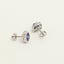 CLARA 925 Sterling Silver Royal Blue Cushion Earring Rhodium Plated, Swiss Zirconia Gift for Women & Girls