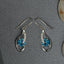 CLARA 925 Sterling Silver Sky Blue Eye Earring | Rhodium Plated, Swiss Zirconia | Gift for Women & Girls