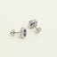 CLARA 925 Sterling Silver Royal Blue Cushion Pendant Earring Chain Jewellery Set | Rhodium Plated, Swiss Zirconia | Gift for Women & Girls
