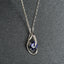 CLARA 925 Sterling Silver Royal Blue Eye Pendant | Rhodium Plated, Swiss Zirconia | Gift for Women & Girls
