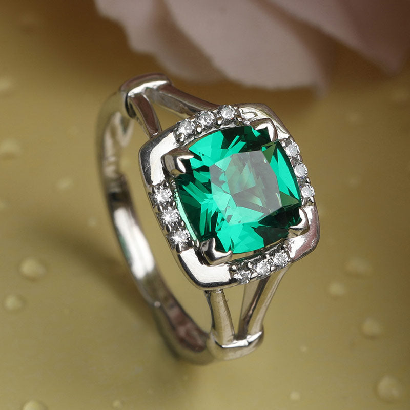 Flor 6ct Radiant Cut Diamond Engagemet Ring | Nekta New York
