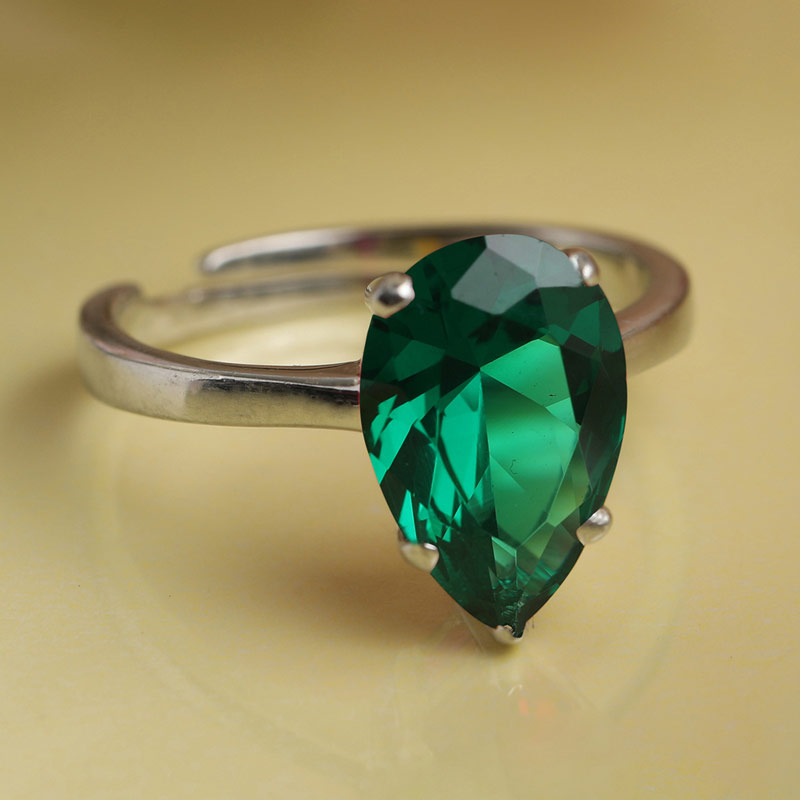 1.67ct Emerald Cut Green Opalescent Sapphire Hidden Halo Solitaire wit –  Anueva Jewelry