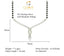 CLARA 925 Sterling Silver Mila Mangalsutra Tanmaniya Pendant Earring Jewellery Set with Chain Gift for Women and Girls