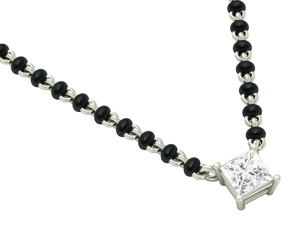 Square Mangalsutra Chain Pendant