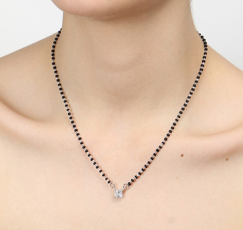 Square Mangalsutra Chain Pendant