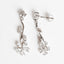 Clara 925 Sterling Silver Flower Dangler Earrings