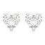 CLARA 925 Sterling Silver Swiss Zirconia Mila Earring With Screw Back Gift for Women and Girls