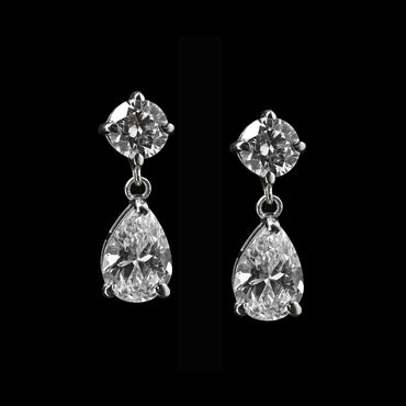 Silver Liba Drop Earrings