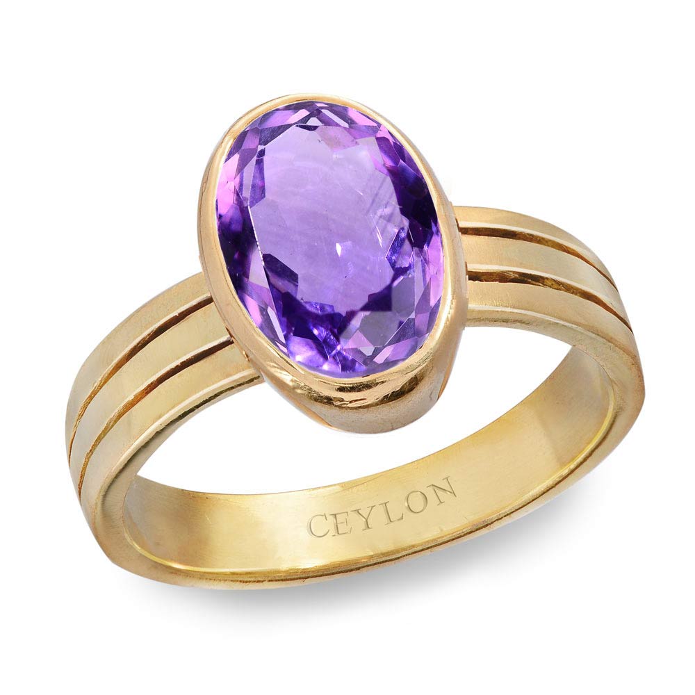 Amethyst Ring, Raw Amethyst Ring, Birthstone Ring, Zodiac Stone, Cryst –  Crystal Creek Co.