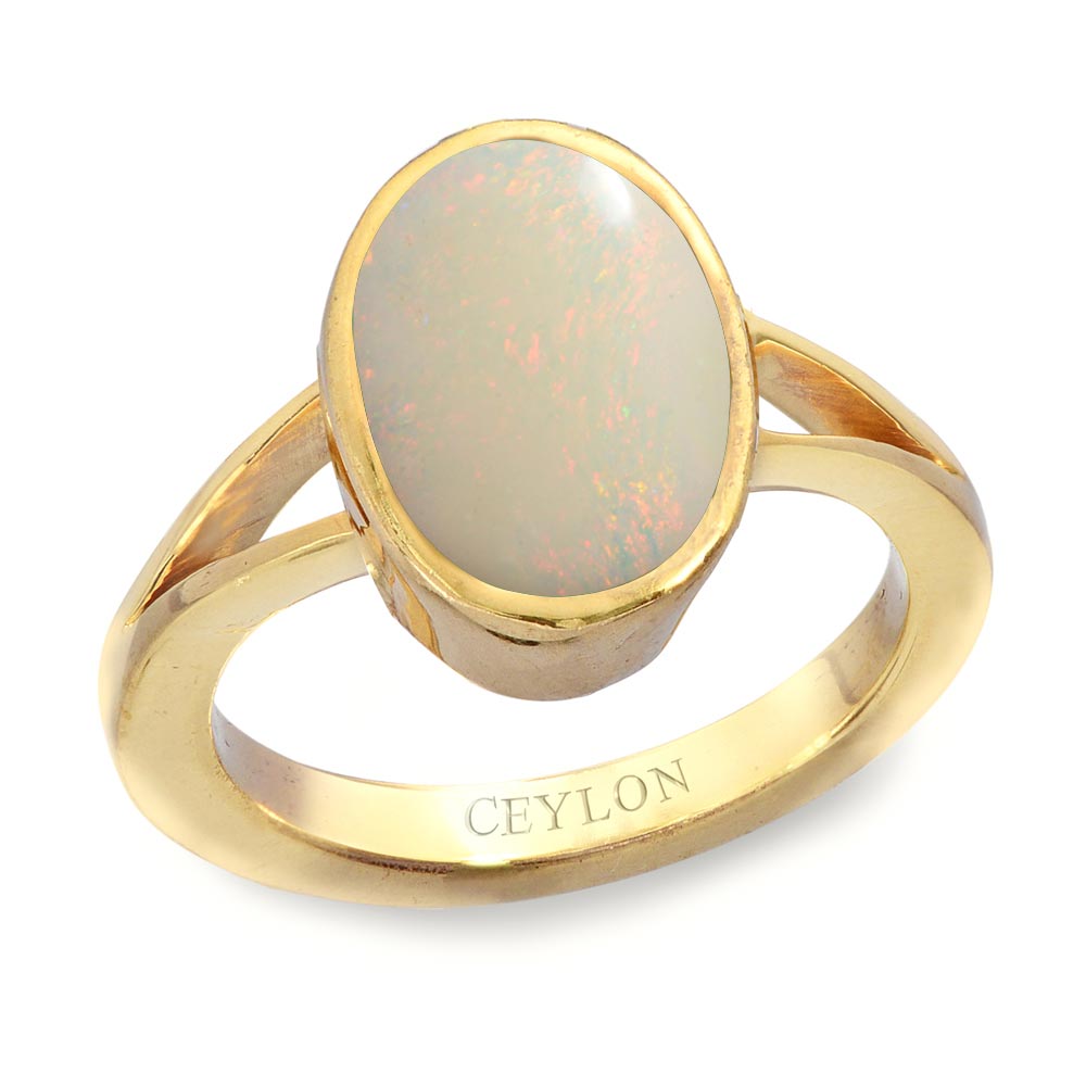 Amazon.com: Gin & Grace 14K Yellow Gold Australian Opal Ring for women |  Ethically, authentically & organically sourced (Oval-cut) shaped opal  hand-crafted jewelry for her | Opal Ring for women : ביגוד,