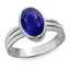 Ceylon Gems Blue Sapphire Neelam 9.3cts or 10.25ratti stone Stunning Silver Ring