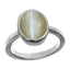 Ceylon Gems Chrysoberyl cat's eye Lehsunia 3cts or 3.25ratti stone Elegant Silver Ring