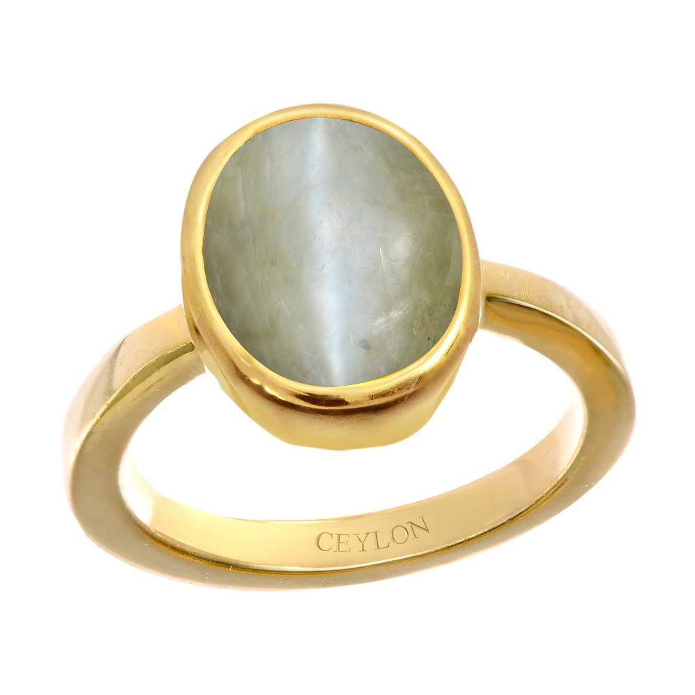 Certified Cat's Eye Gemstone Adjustable Ring at Rs 2899 | Gemstone Ring in  New Delhi | ID: 25585003548