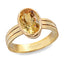 Ceylon Gems Citrine Sunehla 3cts or 3.25ratti stone Stunning Panchdhatu Ring