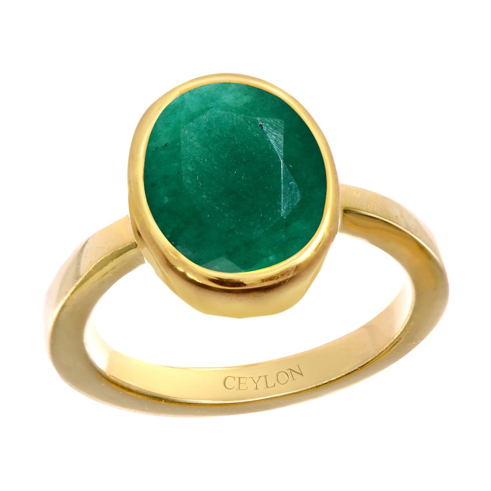 Buy-Ceylon-Gems-Emerald-Panna-4.8cts-Elegant-Panchdhatu-Ring