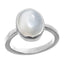 Ceylon Gems Moonstone 3.9cts or 4.25ratti stone Elegant Silver Ring